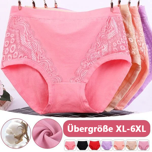 🔥2024 Plus Size Leak Proof Cotton High Waist Panties👍 (Buy 5 Get 5)