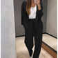 49% Off New Products Hot Sale🔥Women's Knitted Buttoned Jacket and Pants Two-piece Set