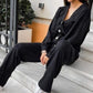 49% Off New Products Hot Sale🔥Women's Knitted Buttoned Jacket and Pants Two-piece Set