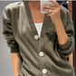 49% Off New Products Hot Sale🔥Women's Knitted Buttoned Jacket and Pants Two-piece Set