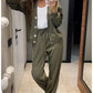 49% Off New Products Hot Sale🔥Women's Knitted Buttoned Jacket and Pants Two-piece Set